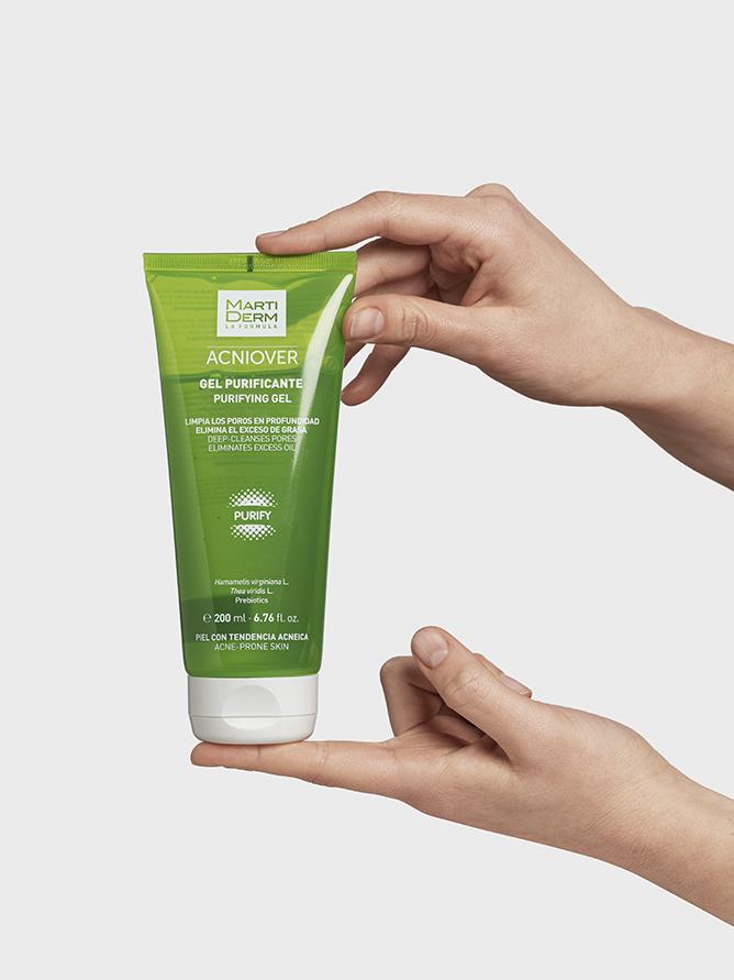 MartiDerm Acniover Purifying Gel - Gel rửa mặt cho da dầu mụn