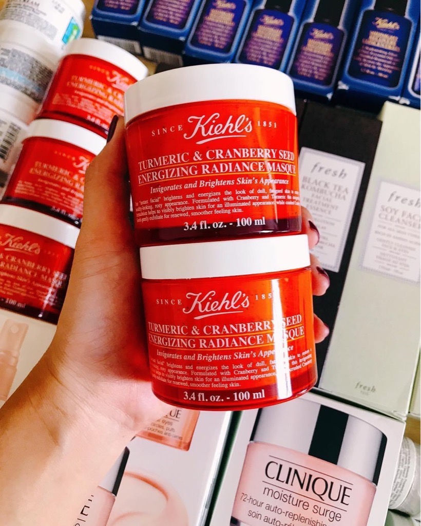 Mặt Nạ Nghệ Việt Quất Kiehl's Turmeric & Cranberry Seed Energizing Radiance Masque