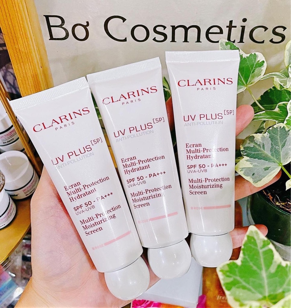 Kem Chống Nắng Clarins Rosy Glow Pink UV Plus Anti Pollution SPF 50/PA++++
