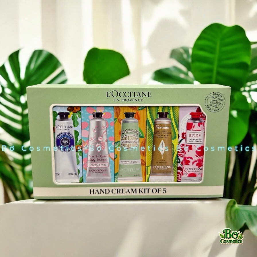Set Kem Dưỡng Da Tay L'Occitane Hand Cream Kit Of 5