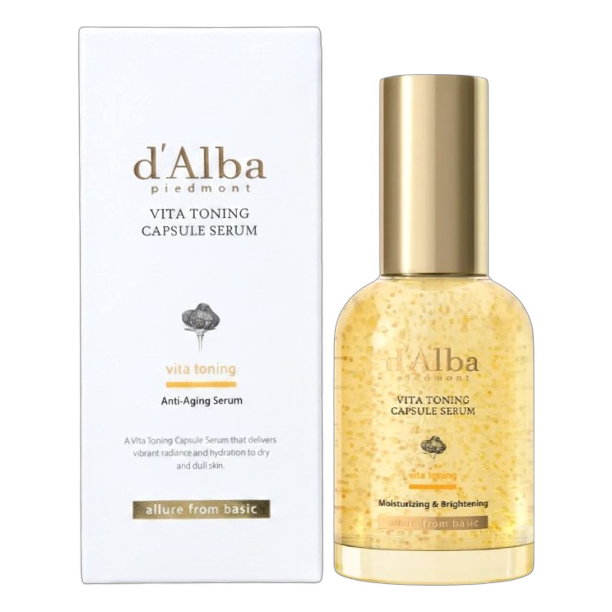 Tinh Chất Dưỡng d'Alba Vita Toning Capsule Serum