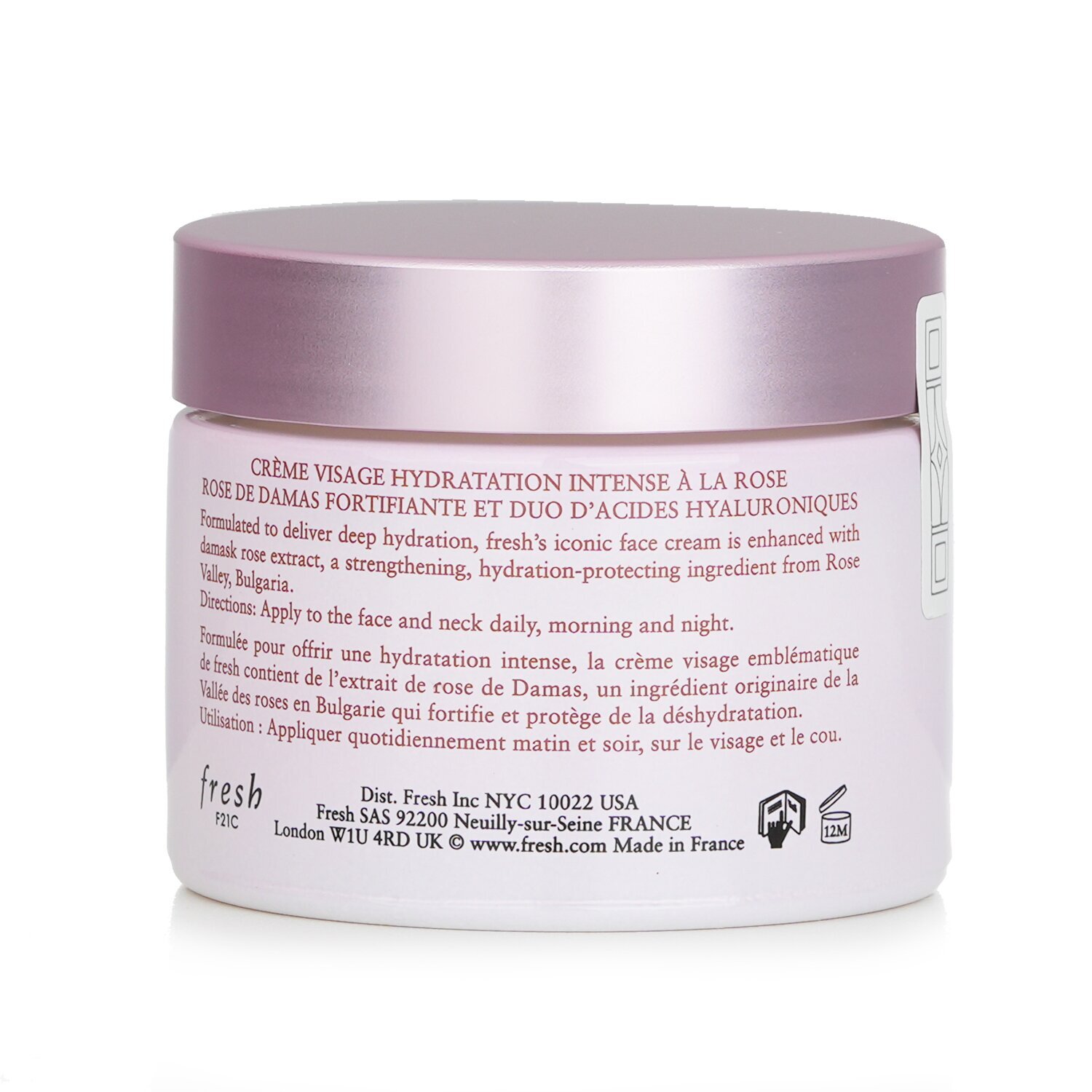 Kem Dưỡng Ẩm Fresh Rose & Hyaluronic Acid Deep Hydration Moisturizer