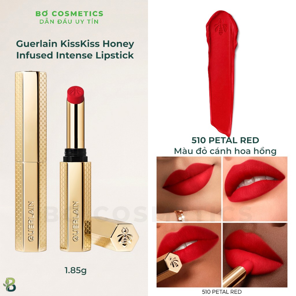 Son Lì Guerlain KissKiss Honey-Infused Intense Lipstick