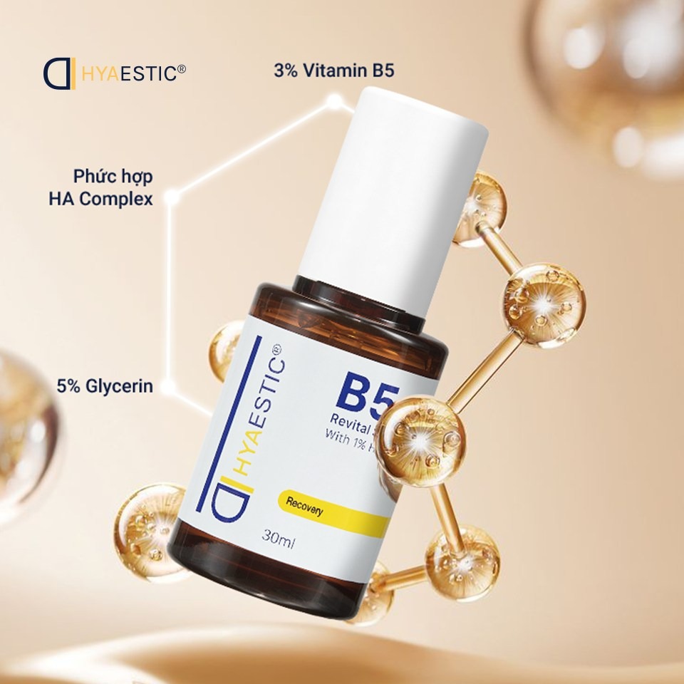 Tinh chất phục hồi dưỡng ẩm da Hyaestic B5 Revital Serum