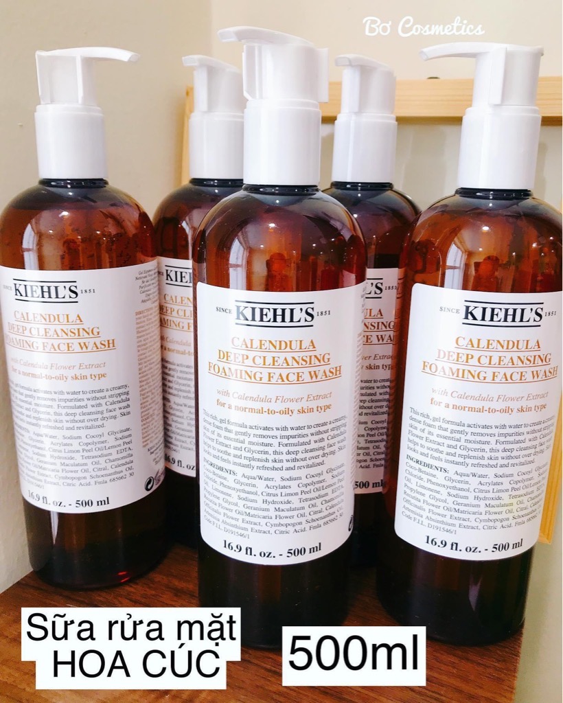 Sữa Rửa Mặt Hoa Cúc Kiehl's Calendula Deep Cleansing Foaming Face Wash