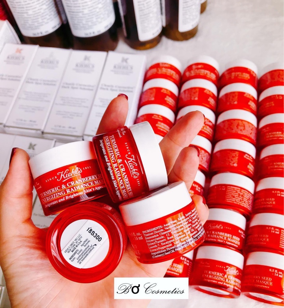 Mặt Nạ Nghệ Việt Quất Kiehl's Turmeric & Cranberry Seed Energizing Radiance Masque