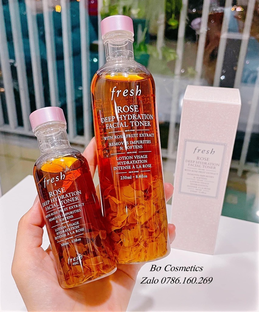 Nước Hoa Hồng Fresh Rose Deep Hydration Facial Toner