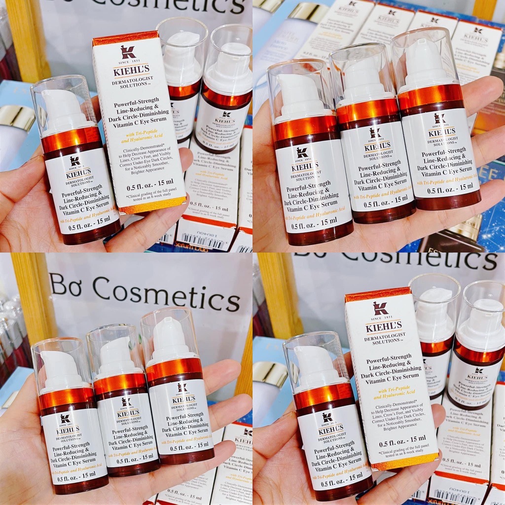 Serum Dưỡng Mắt Kiehl's Powerful-Strength Dark Circle Reducing Vitamin C Eye Serum
