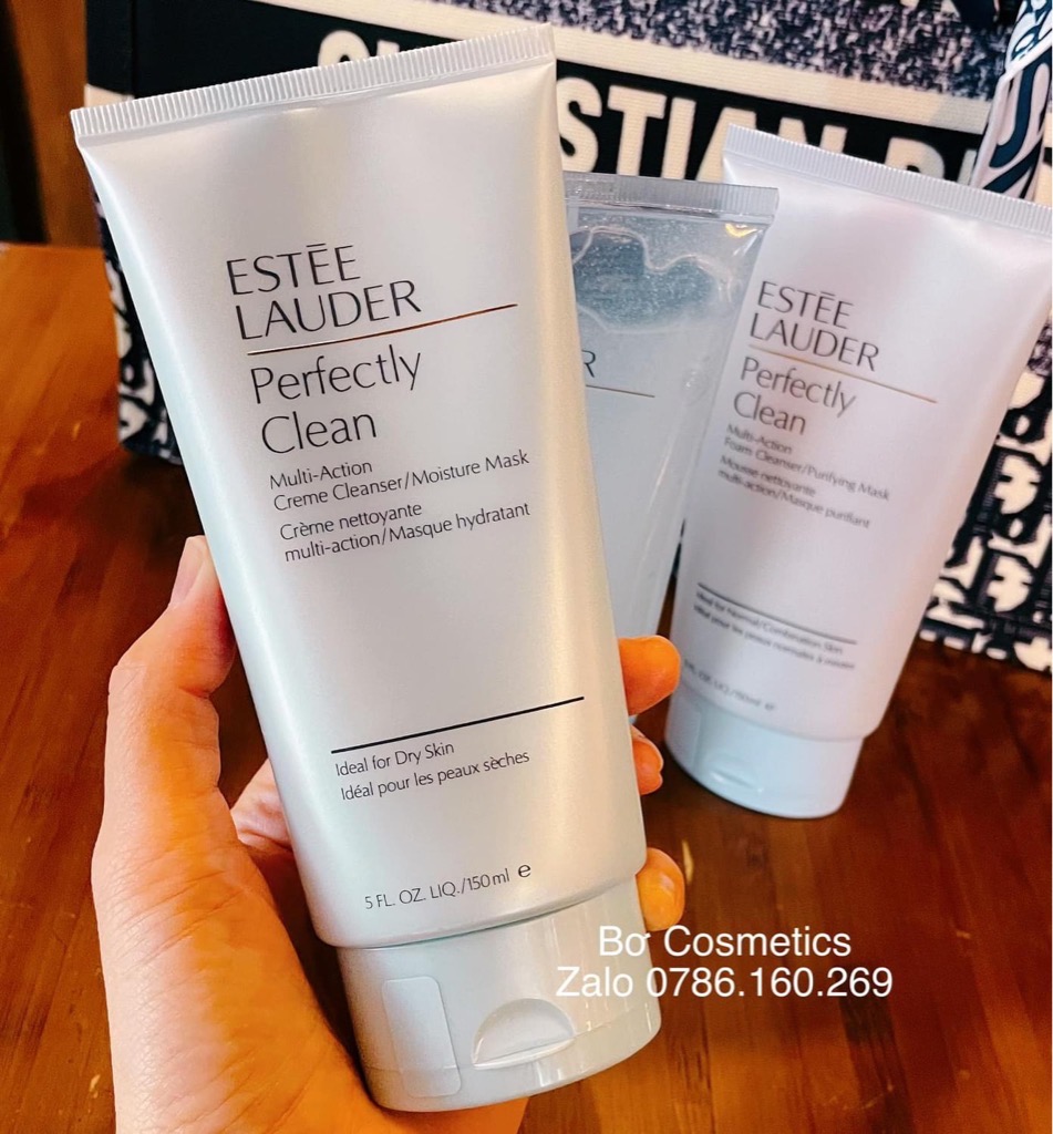 Sữa Rửa Mặt Estee Lauder Perfectly Clean Multi-Action Creme Cleanser/Moisture Mask