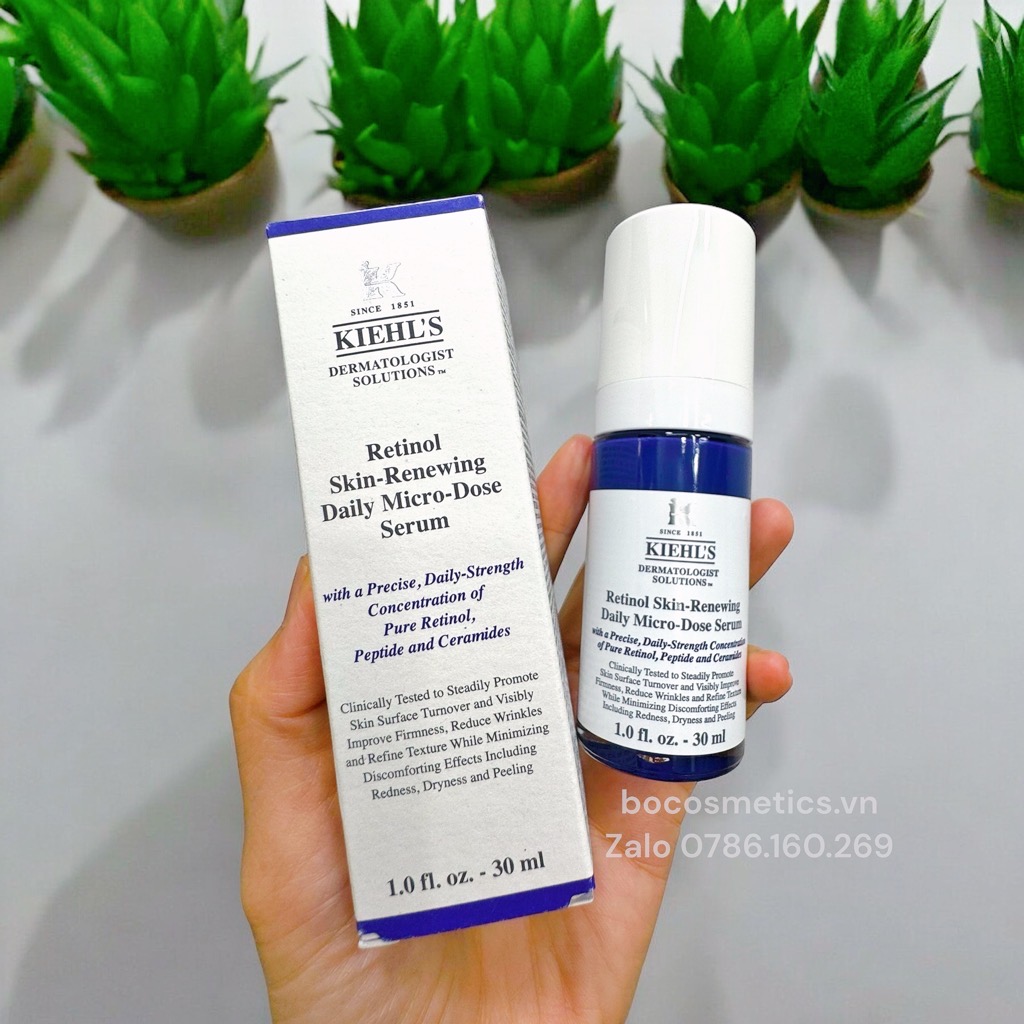 Tinh Chất Tái Tạo Da Kiehl's Retinol Skin-Renewing Daily Micro-Dose Serum