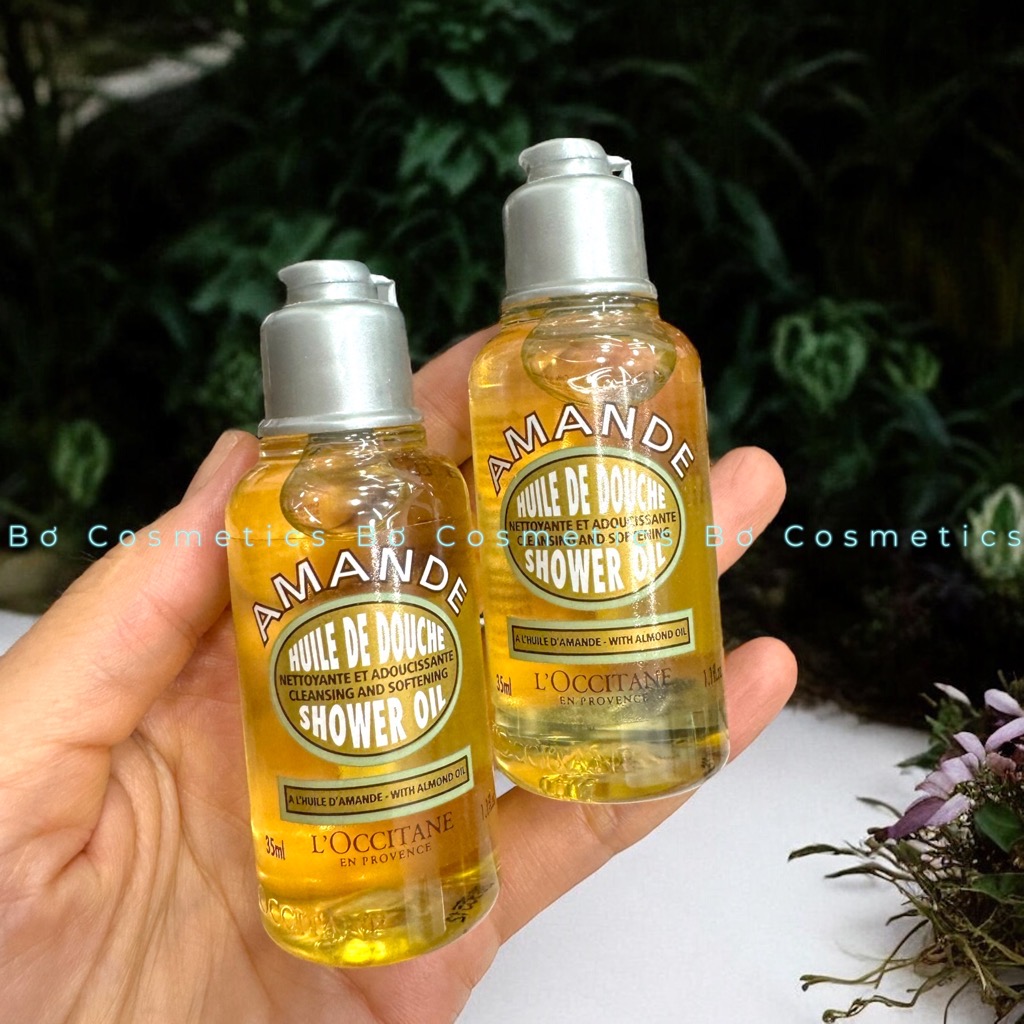 [Mini 35ml] Dầu Tắm Hạnh Nhân L'Occitane Almond Shower Oil Cleansing And Softening