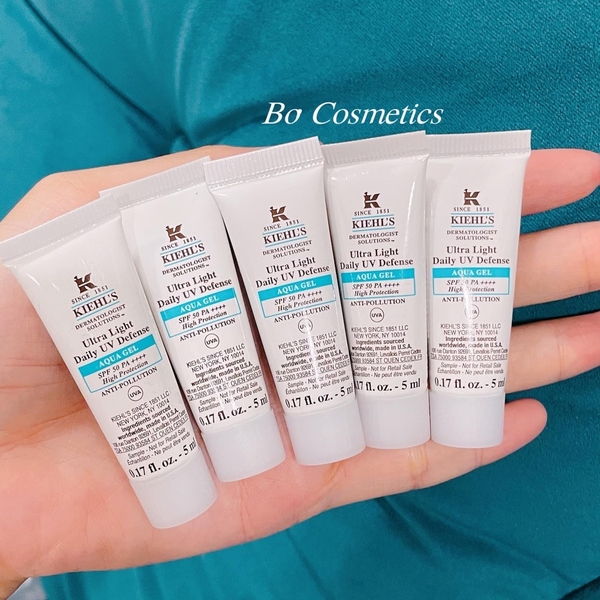 [Mini 5ml] Gel Chống Nắng Kiehl's Ultra Light Daily UV Defense Aqua Gel