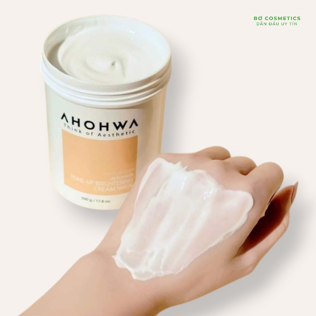 Mặt Nạ Ủ Trắng AHOHWA Tone-Up Brightening Cream Mask