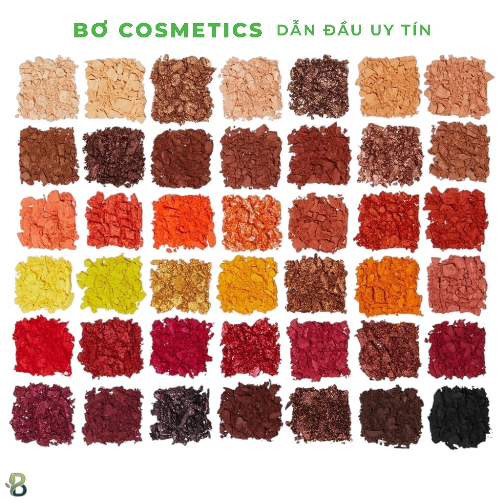 Bảng Phấn Mắt Beauty Bay Fiery 2.0 42 Colour Palette