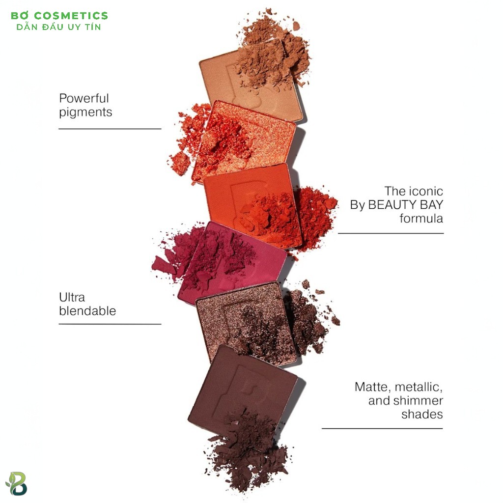 Bảng Phấn Mắt Beauty Bay Fiery 2.0 42 Colour Palette