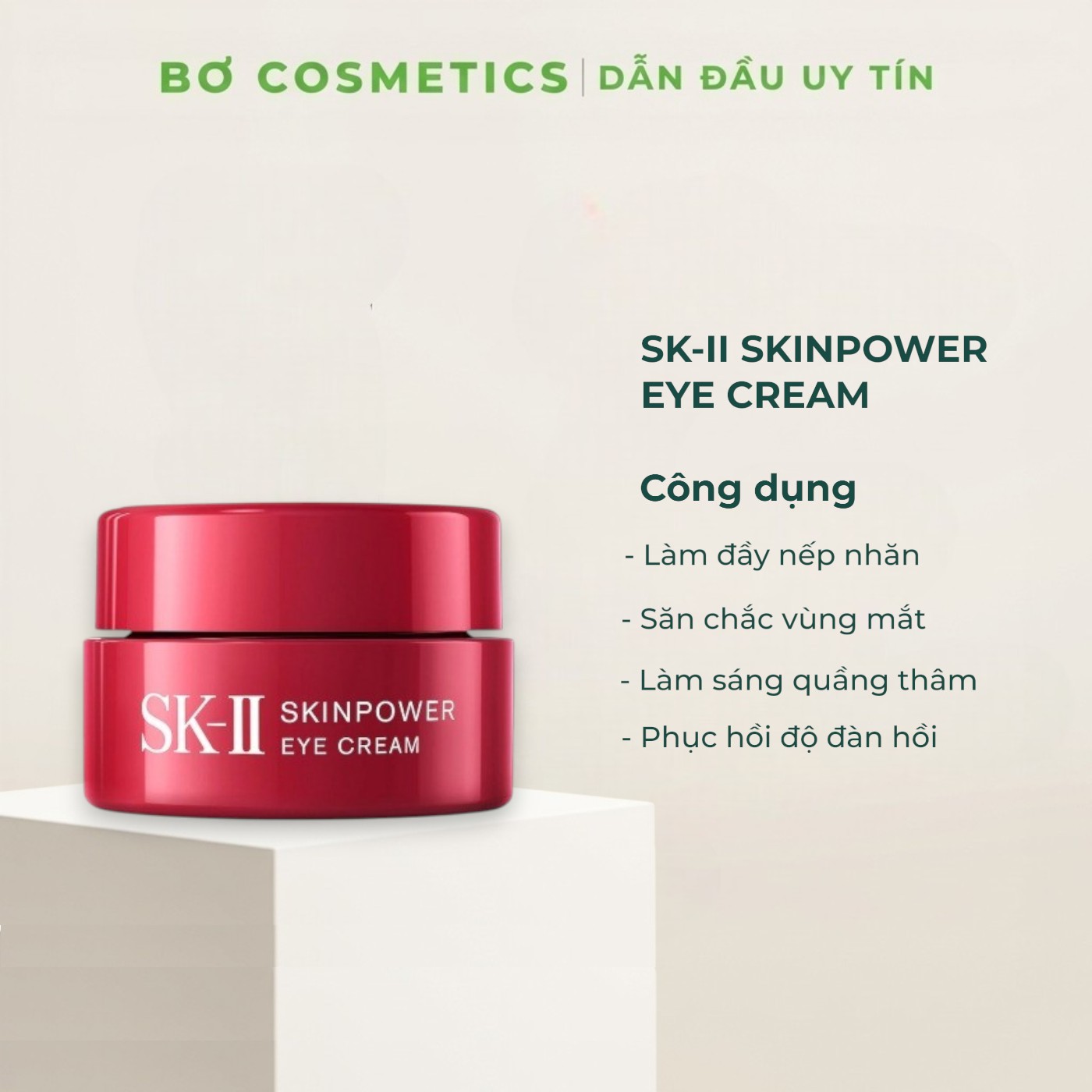 [Mini 2.5g] Kem Dưỡng Mắt SK-II SkinPower Eye Cream