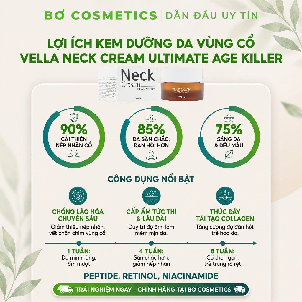 Kem Dưỡng Da Cổ Vella Neck Cream Ultimate Age Killer