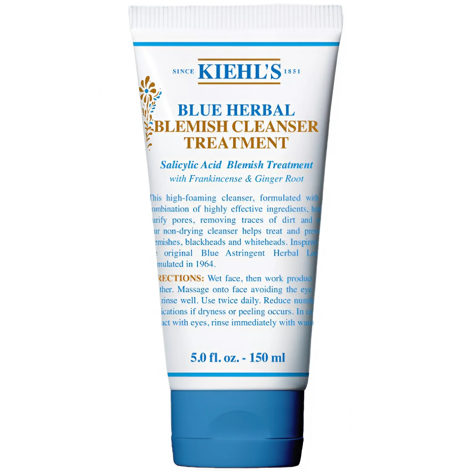 Sữa Rửa Mặt Dạng Gel Kiehl's Blue Herbal Blemish Cleanser Treatment