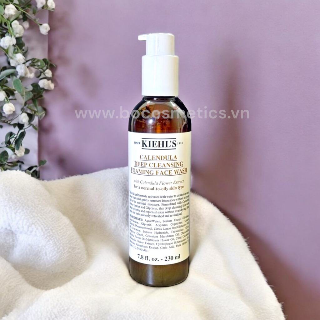 Sữa Rửa Mặt Hoa Cúc Kiehl's Calendula Deep Cleansing Foaming Face Wash