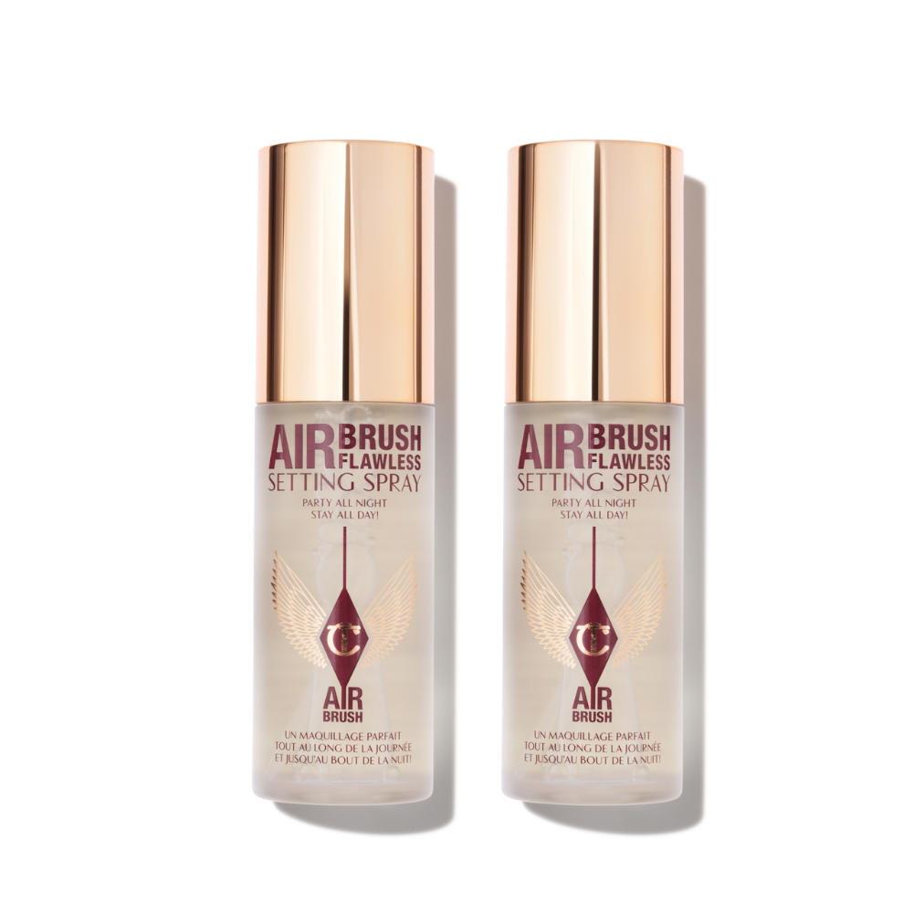 Set Xịt Khóa Nền Charlotte Tilbury Airbrush Flawless Mini Setting Spray Kit