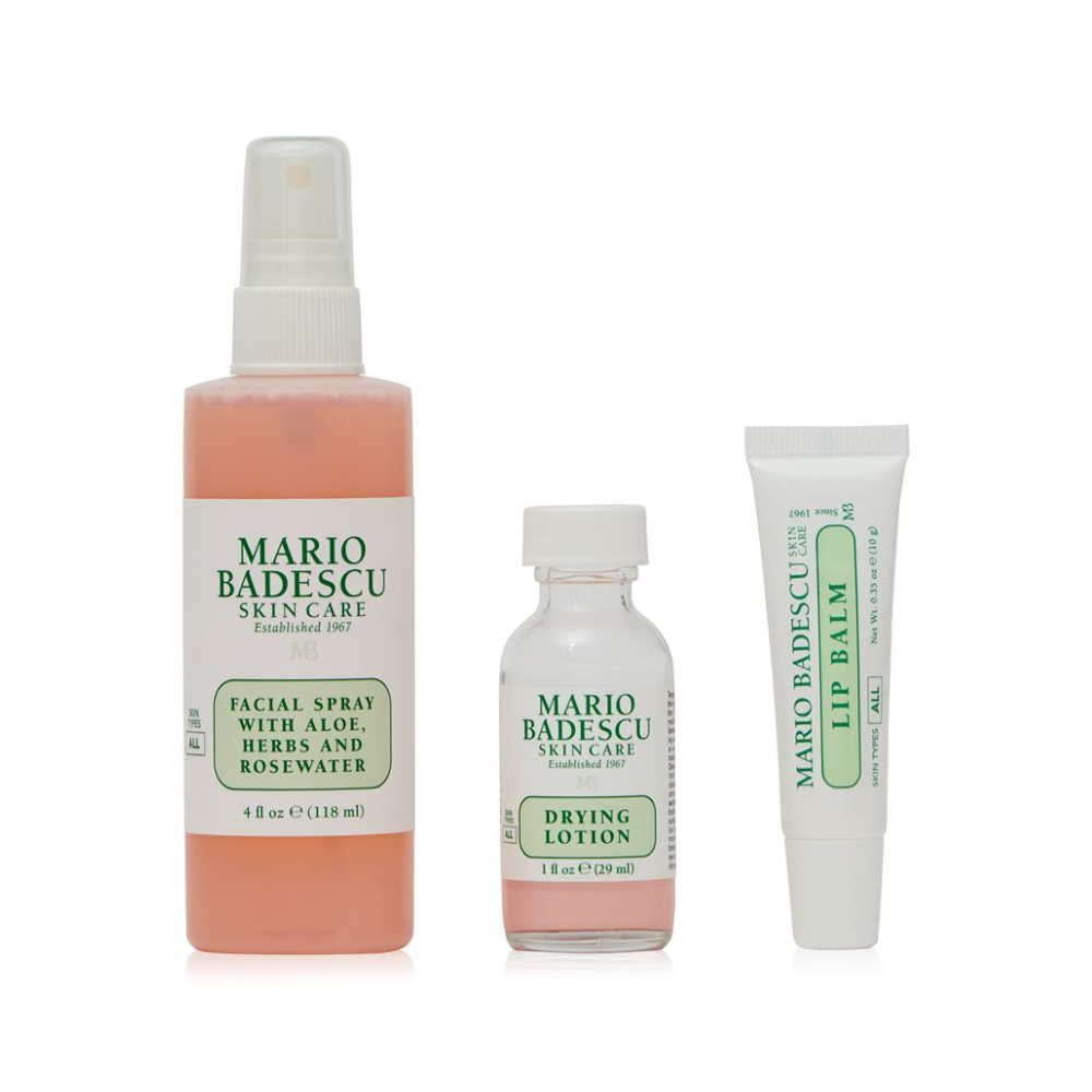 Set Dưỡng Da Mario Badescu The Essentials
