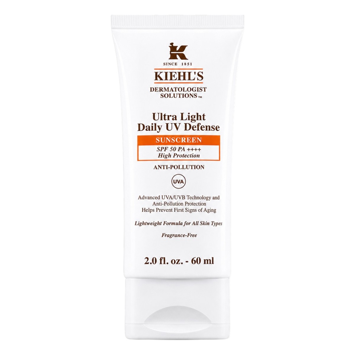 Kem Chống Nắng Kiehl's Ultra Light Daily UV Defense SPF 50 PA++++