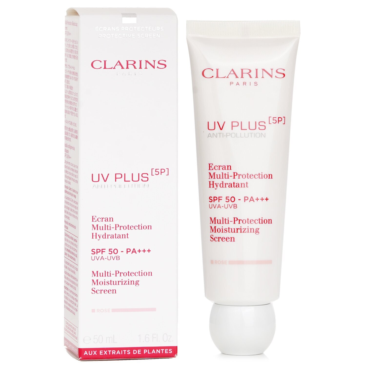 Kem Chống Nắng Clarins Rosy Glow Pink UV Plus Anti Pollution SPF 50/PA++++