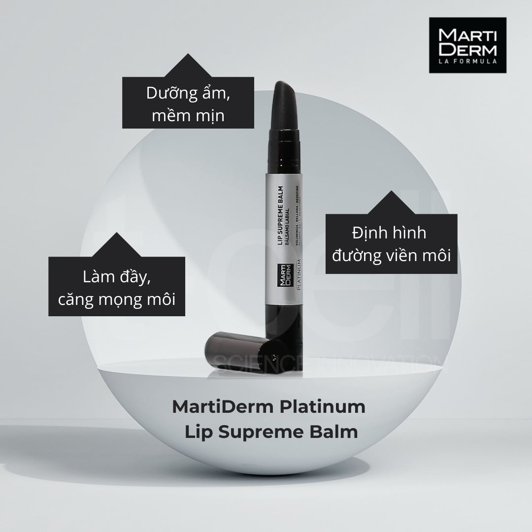 Son Dưỡng Môi MartiDerm Platinum Lip Supreme Balm