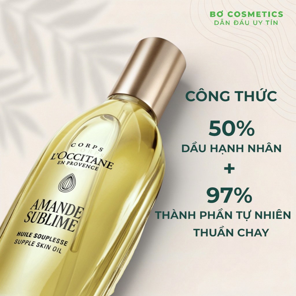 Dầu Dưỡng Thể Hạnh Nhân L'Occitane Amande Sublime Supple Skin Oil 100ml
