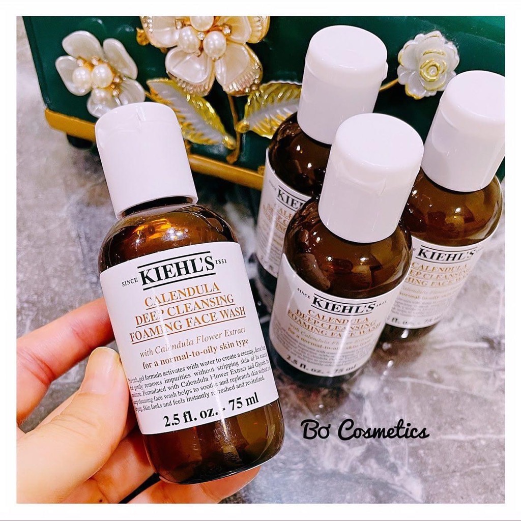 Sữa Rửa Mặt Hoa Cúc Kiehl's Calendula Deep Cleansing Foaming Face Wash