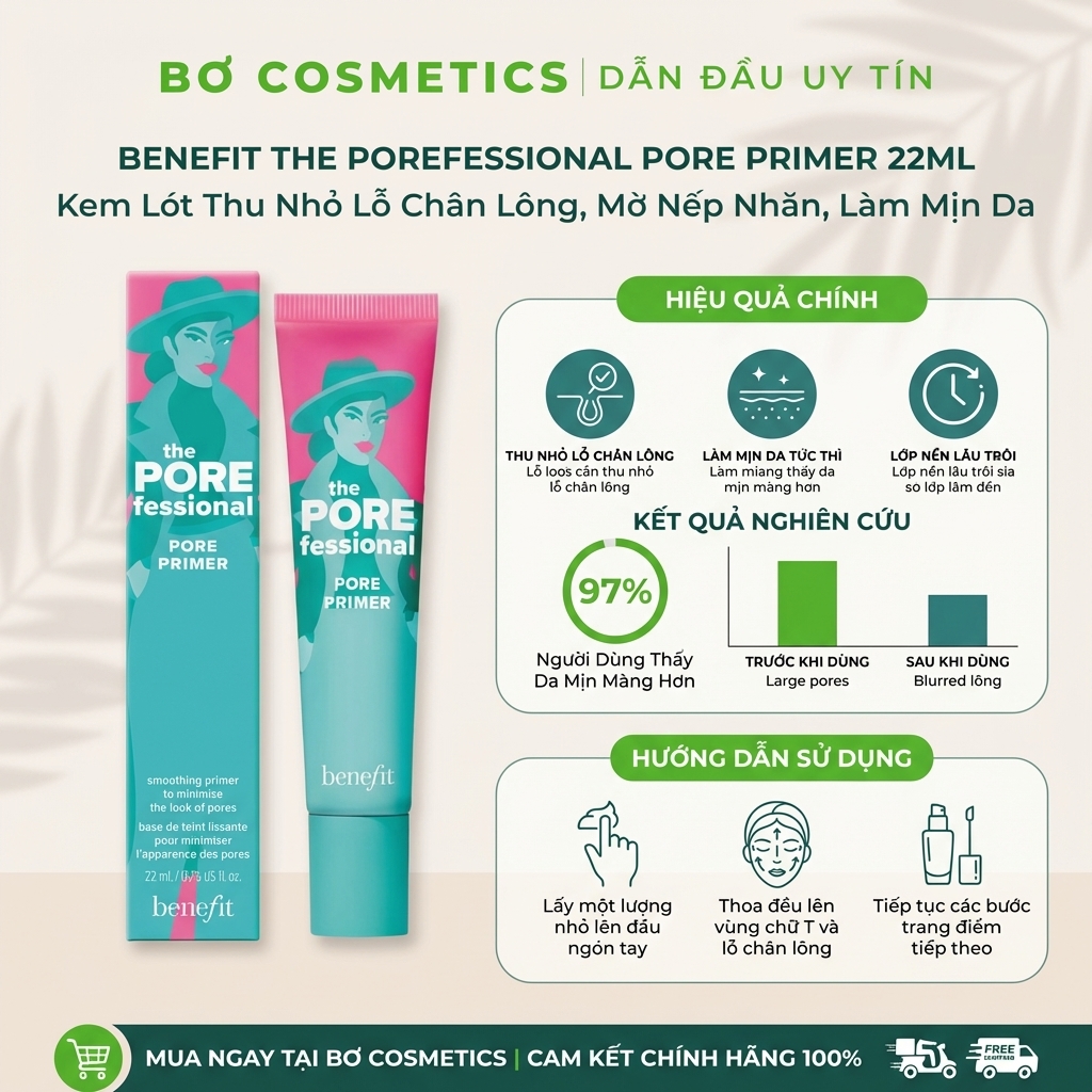 Kem Lót Benefit The POREfessional Pore Primer 22ml