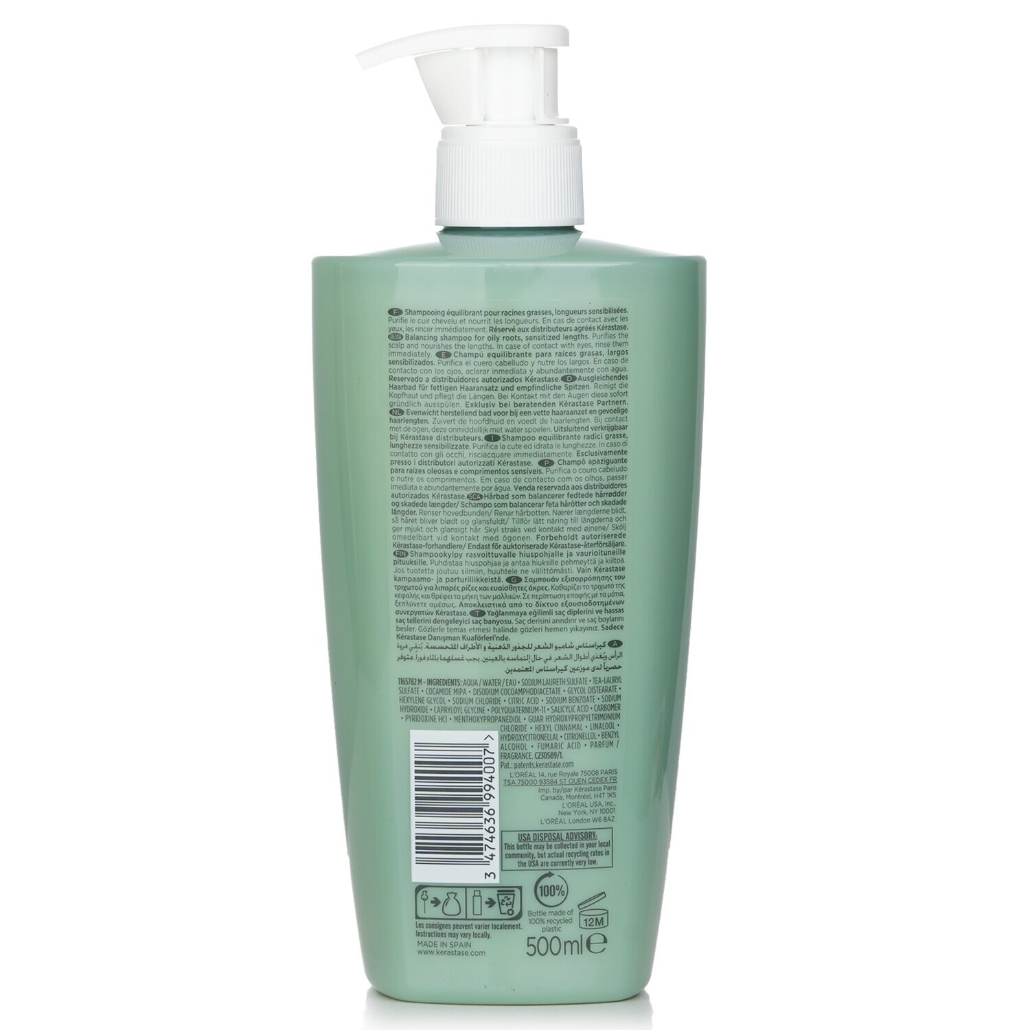 Dầu gội chăm sóc tóc dầu Kérastase Specifique Bain Divalent