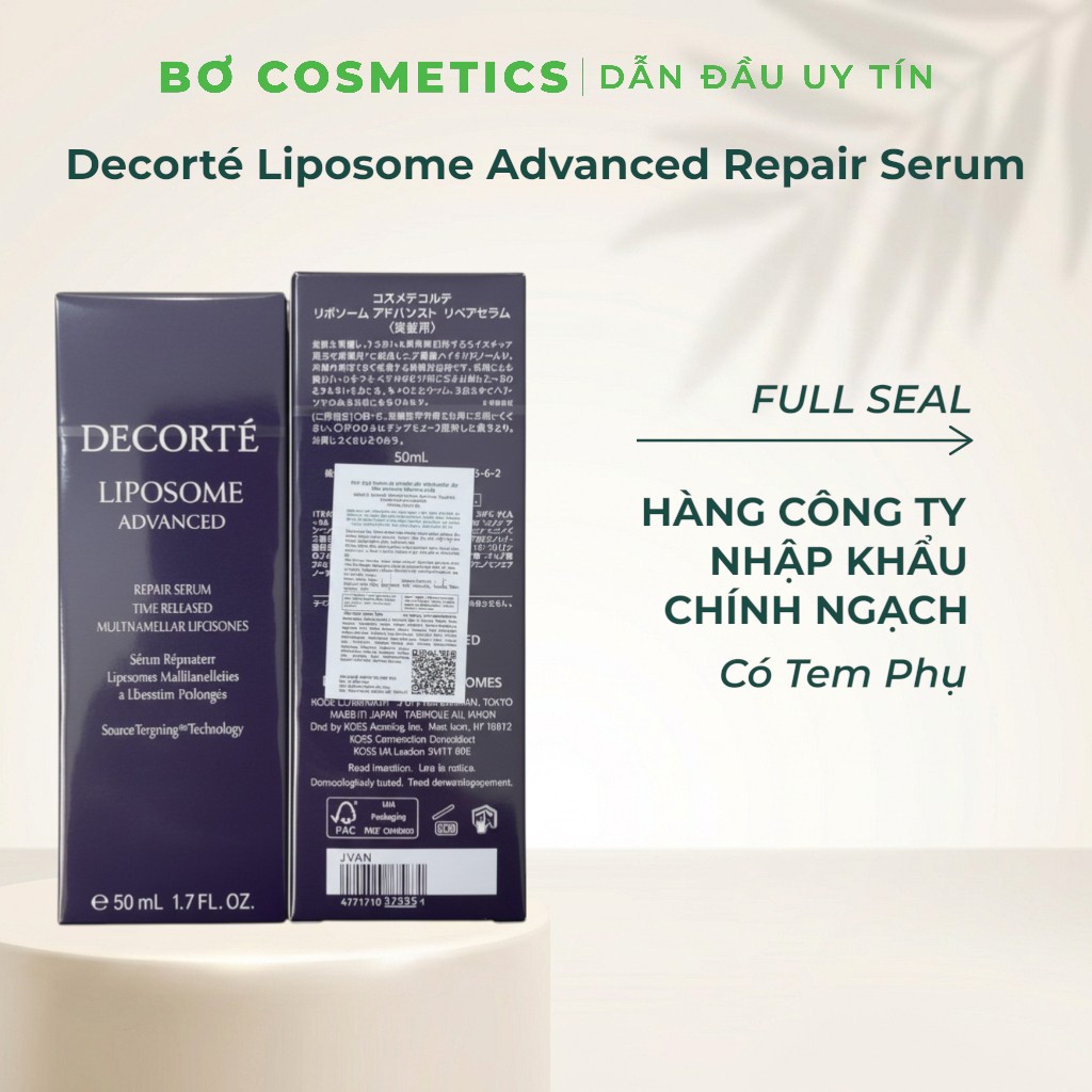 Tinh Chất Phục Hồi Decorté Liposome Advanced Repair Serum