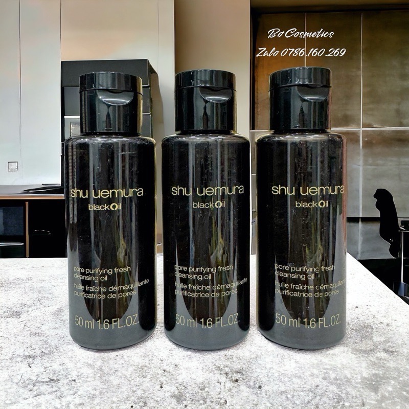 Dầu Tẩy Trang Shu Uemura Black Cleansing Oil - Dành Cho Da Dầu & Hỗn Hợp Dầu