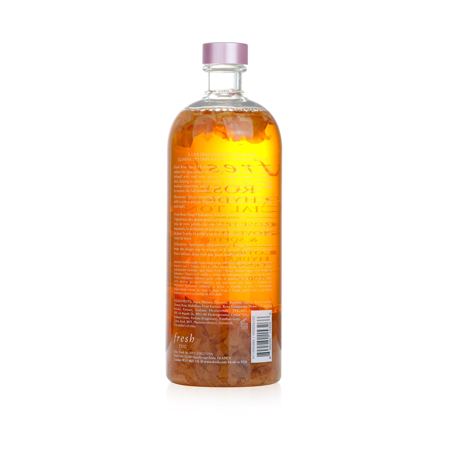 Nước Hoa Hồng Fresh Rose Deep Hydration Facial Toner 400ml