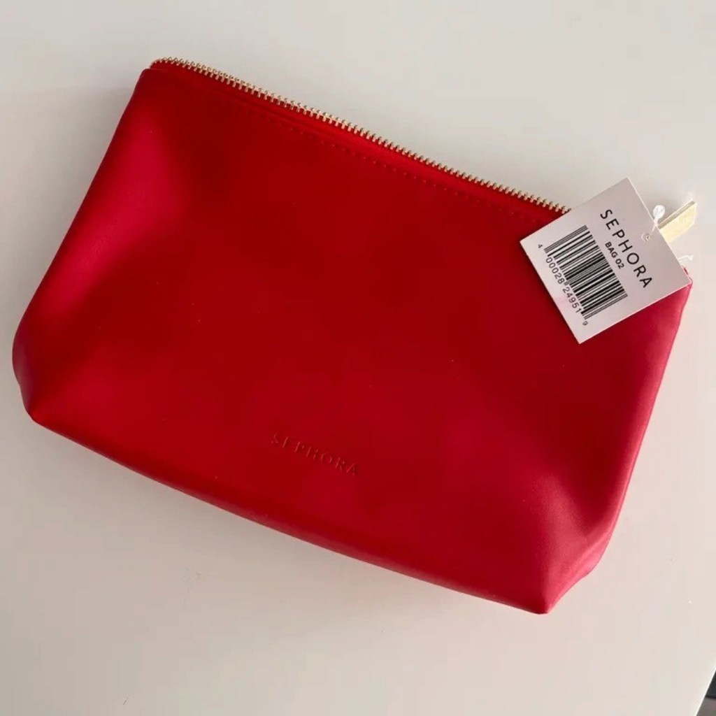 [Gift Edition] Túi Đựng Mỹ Phẩm Sephora Red Make Up Bag 04