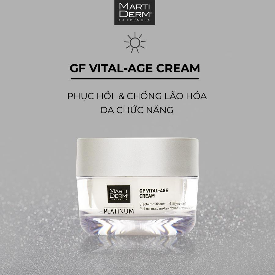 Kem Dưỡng Phục Hồi Chống Lão Hóa MartiDerm Platinum GF Vital Age Cream