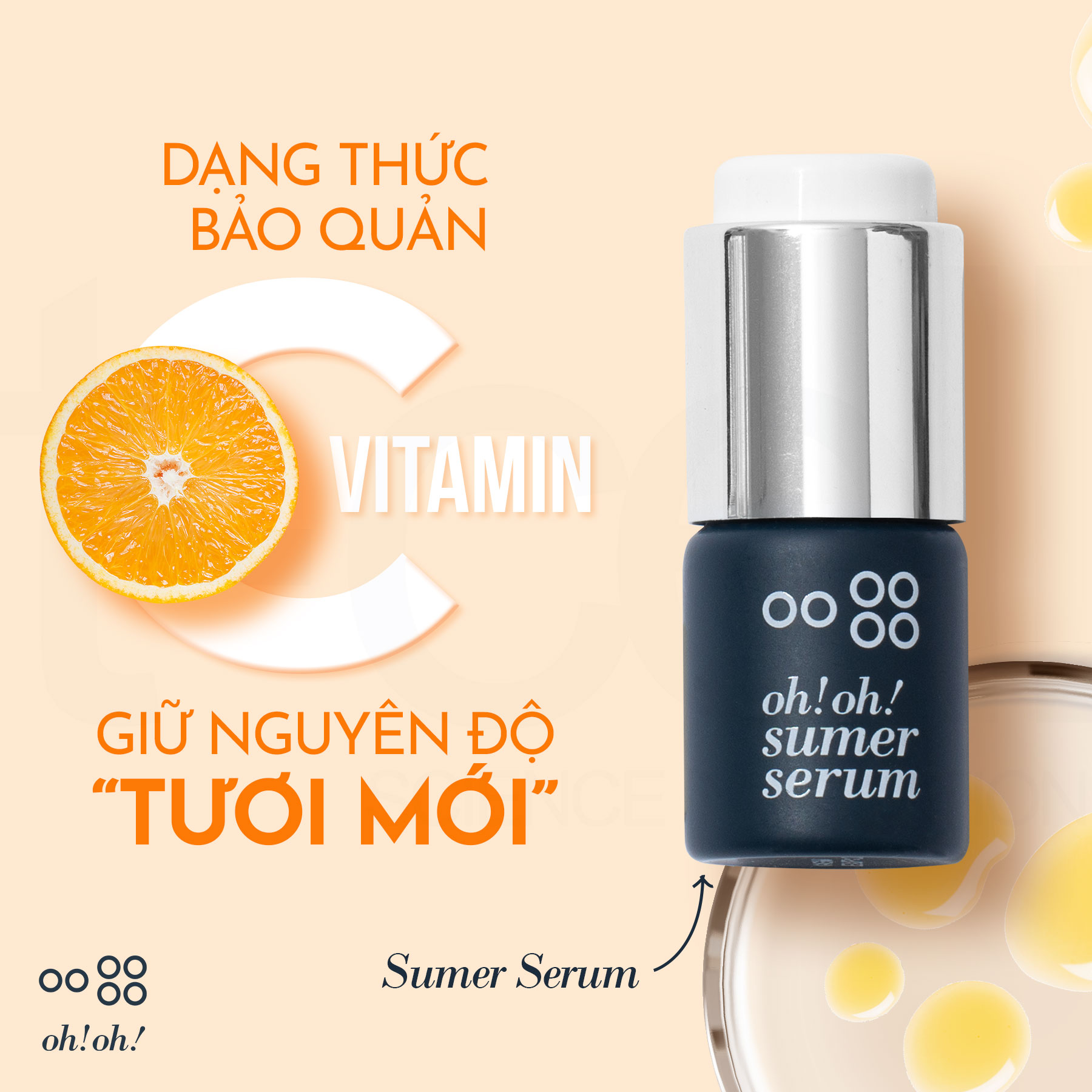 Tinh Chất Vitamin C Làm Sáng Da & Chống Lão Hóa Oh!Oh! Vitamin C Serum
