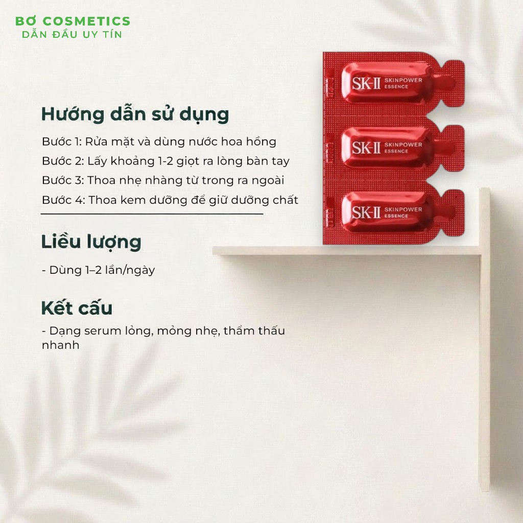 [Sample 1ml x 3] Serum Chống Lão Hoá SK-II Skinpower Essence