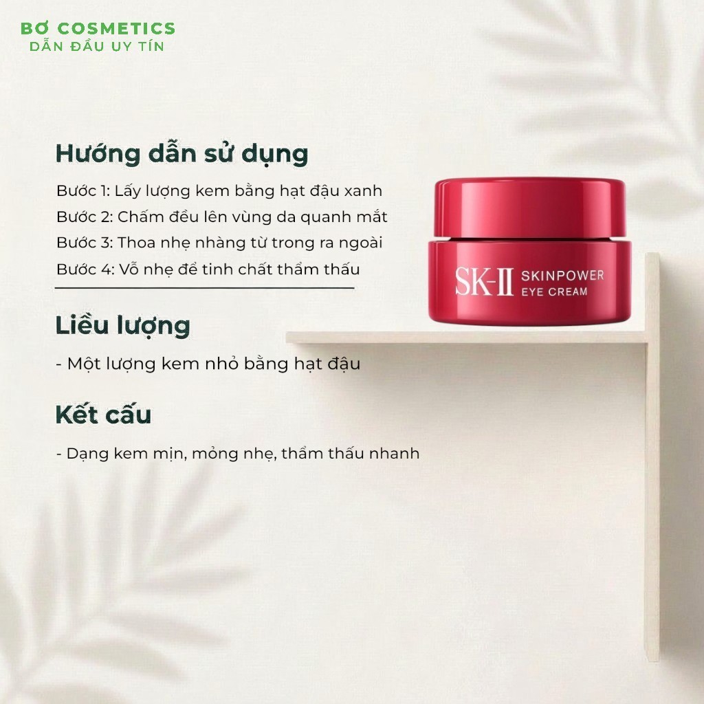 [Mini 2.5g] Kem Dưỡng Mắt SK-II SkinPower Eye Cream