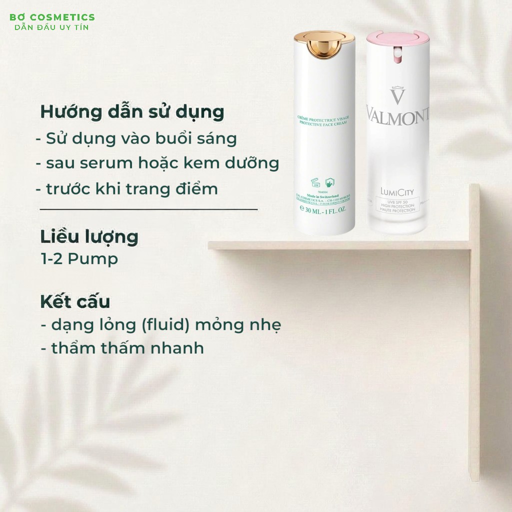 Kem Chống Nắng Valmont Lumicity SPF 50