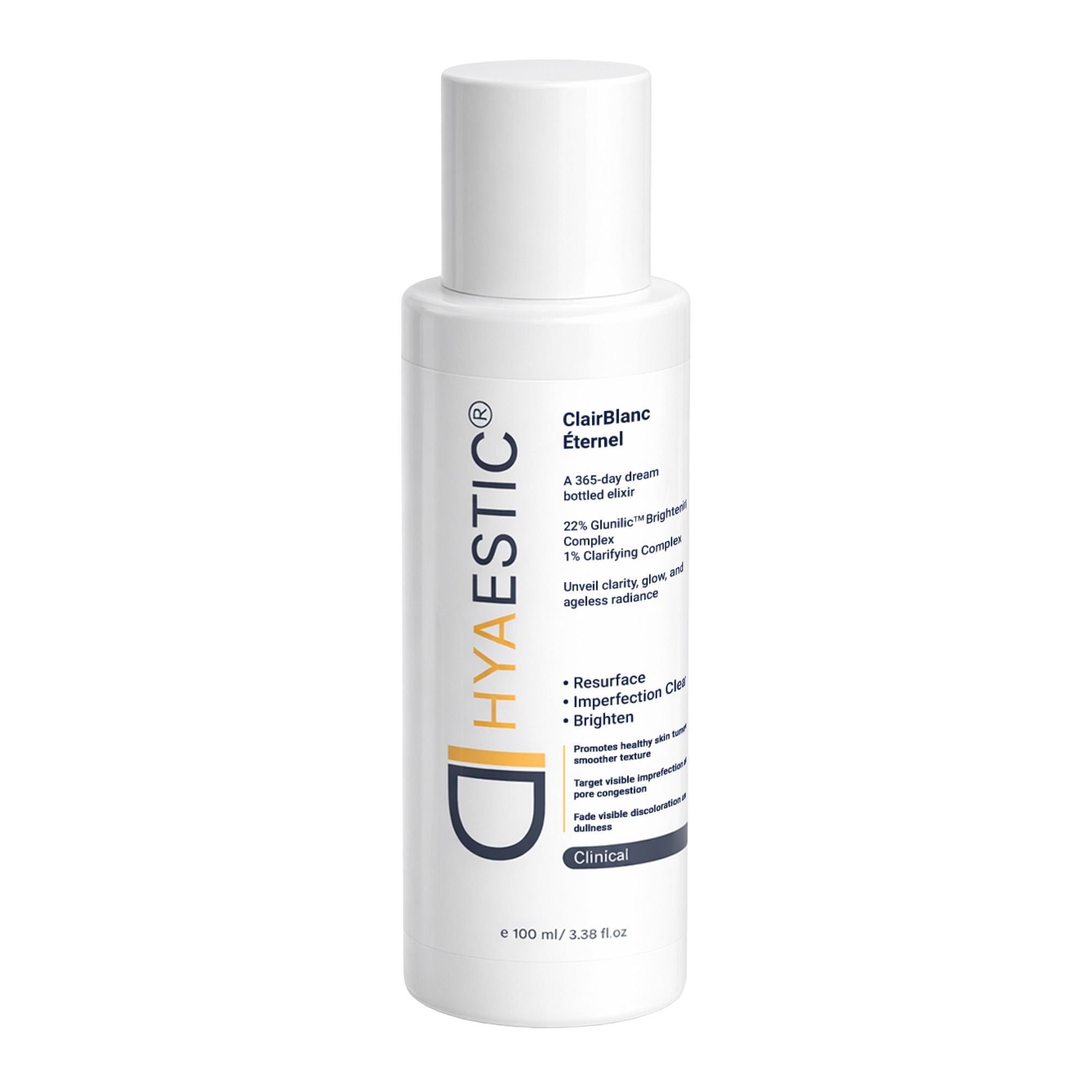 Hyaestic ClairBlanc Éternel 100ml - Lotion Dành Cho Da Mụn, Sắc Tố & Lão Hóa