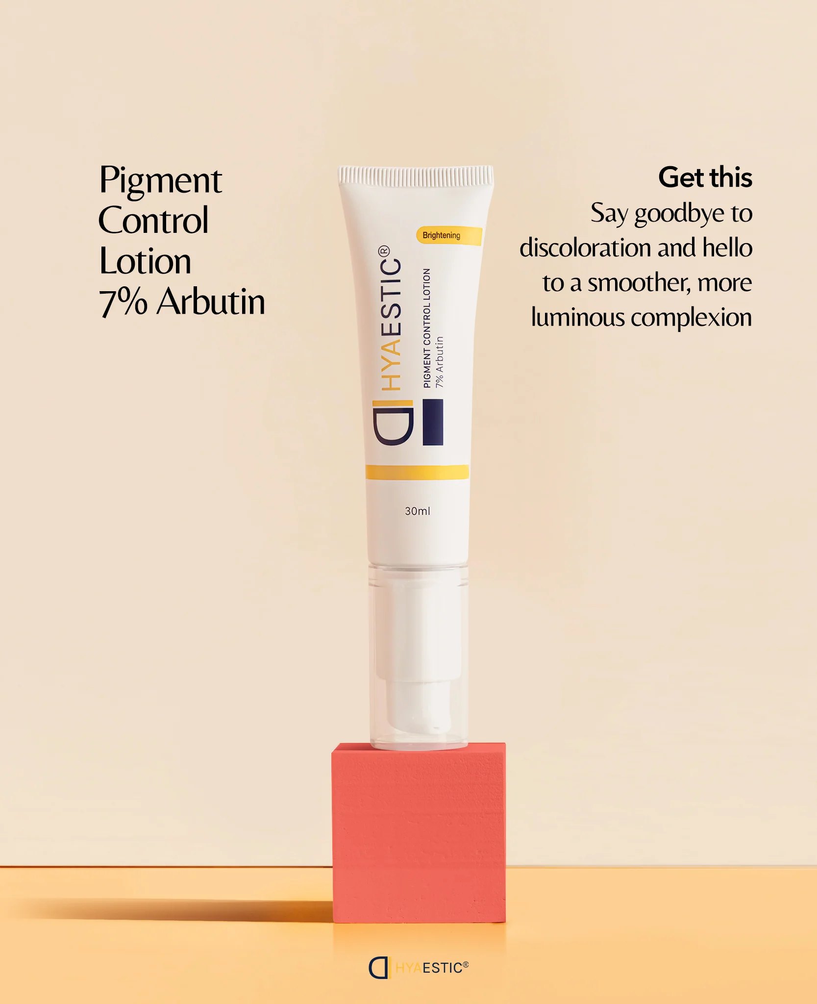 Kem hỗ trợ sáng da ngừa thâm nám Hyaestic Pigment Control Lotion 7% Arbutin