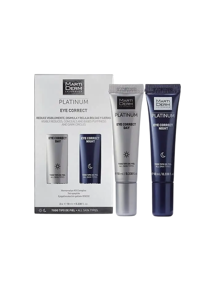 Kem Dưỡng Mắt Ngày & Đêm Giảm Bọng Mắt, Quầng Thâm MartiDerm Platinum Eye Correct
