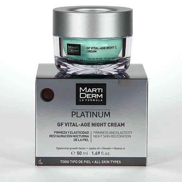 Kem Dưỡng Phục Hồi Hỗ Trợ Trị Mụn & Trẻ Hóa MartiDerm Platinum GF Vital Age Night Cream