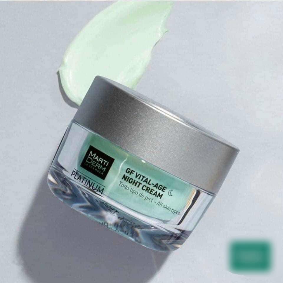 Kem Dưỡng Phục Hồi Hỗ Trợ Trị Mụn & Trẻ Hóa MartiDerm Platinum GF Vital Age Night Cream