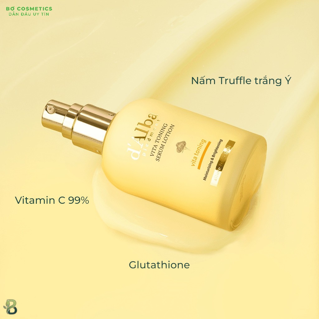 Sữa Dưỡng Trắng Da d'Alba Vita Toning Serum Lotion 100ml