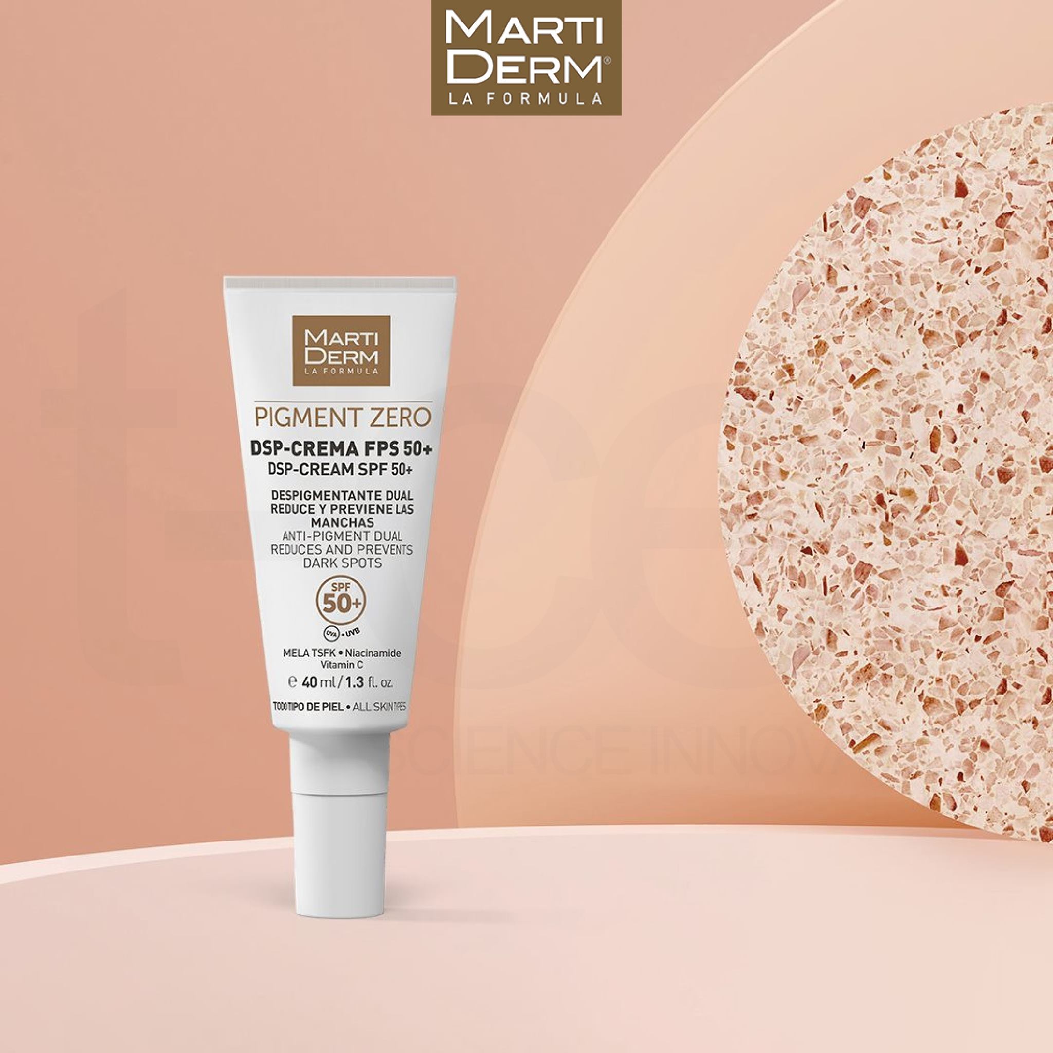 MartiDerm Pigment Zero DSP SPF50+ Cream - Kem Dưỡng Ngày Chống Nắng Làm Sáng Da, Mờ Sắc Tố