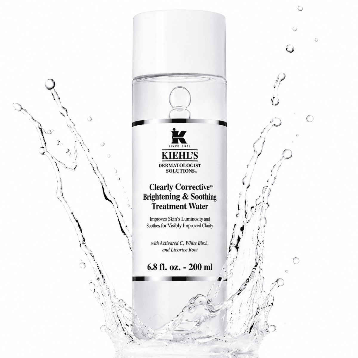 Toner Trắng Da Kiehl's Clearly Corrective Brightening & Soothing Treatment Water