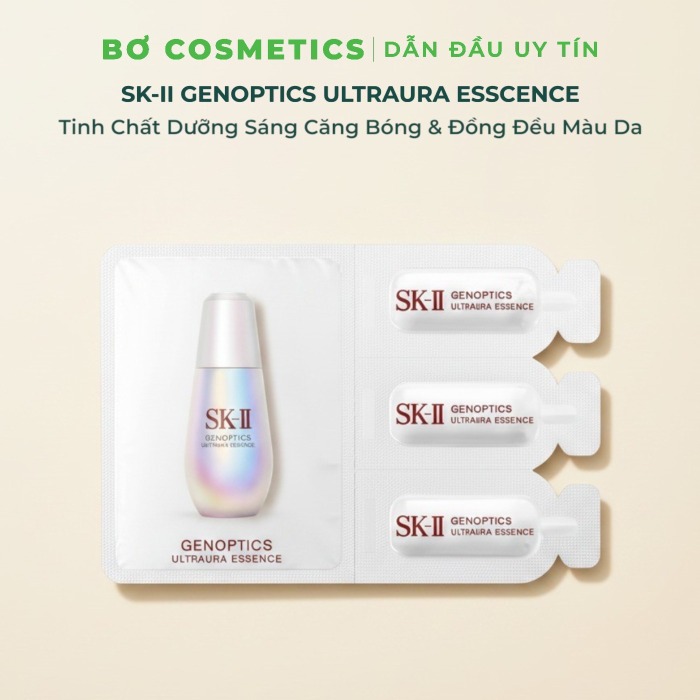 Sample 0.7ml x 3] Serum Dưỡng Trắng Da SK-II Genoptics Ultraura